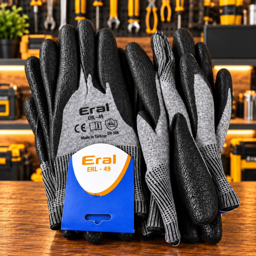 Eral ERL-49 kaplamalı iş eldiveni
