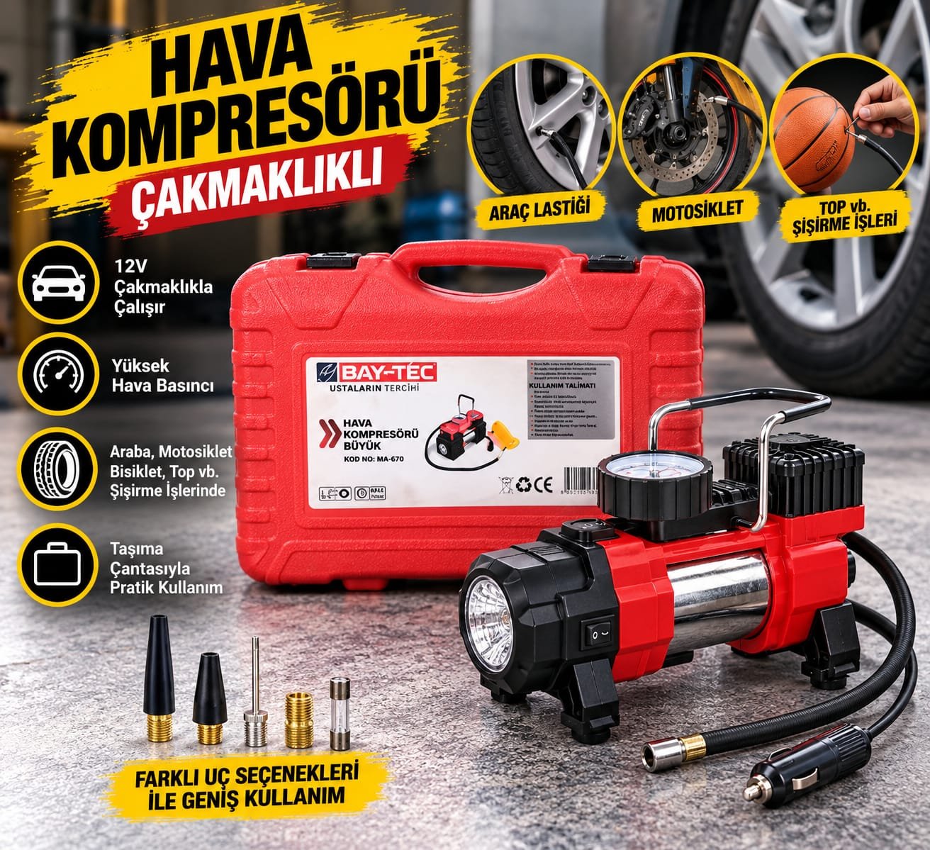 Çakmaklıklı Hava Kompresörü