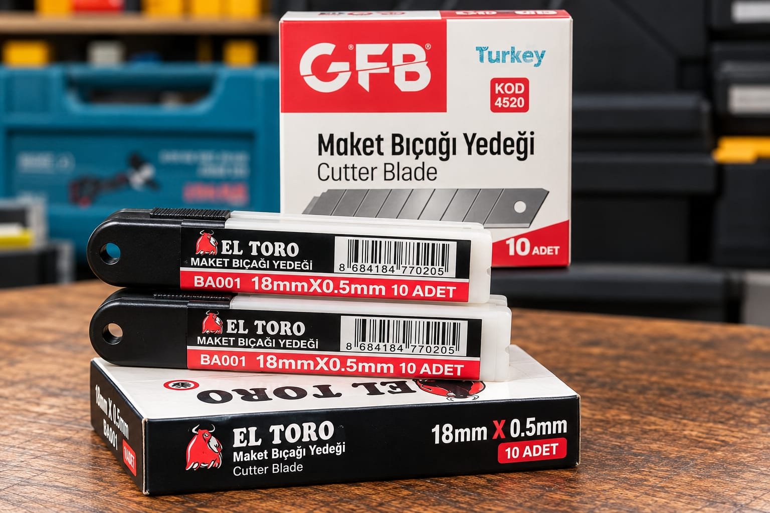 18 mm maket bıçağı yedeği