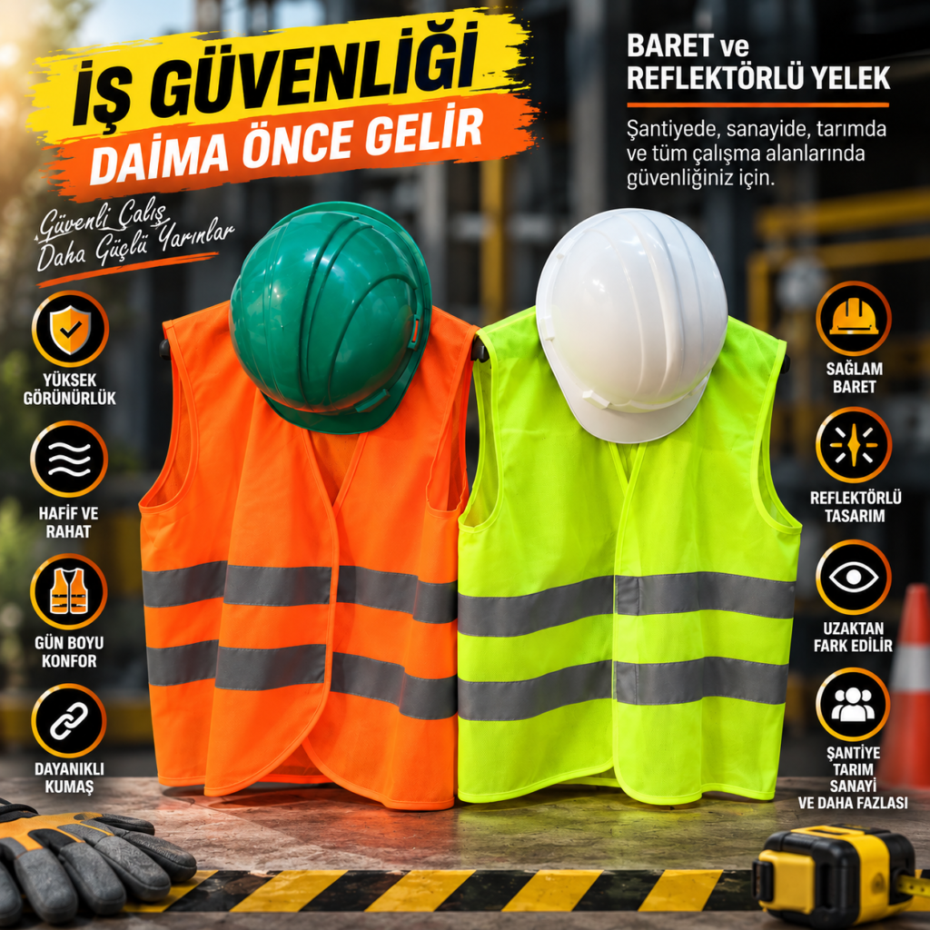 Reflektörlü yelek