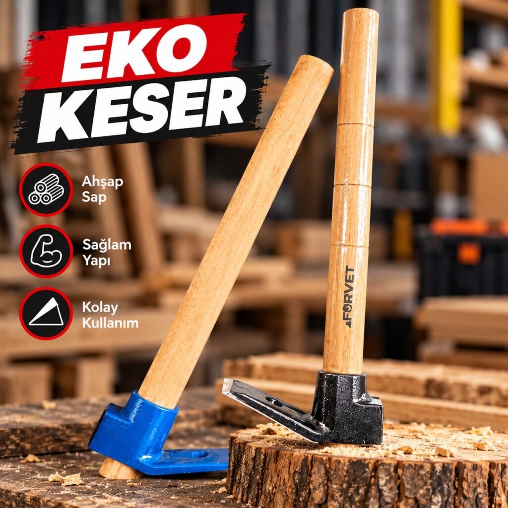Eko ahşap saplı keser